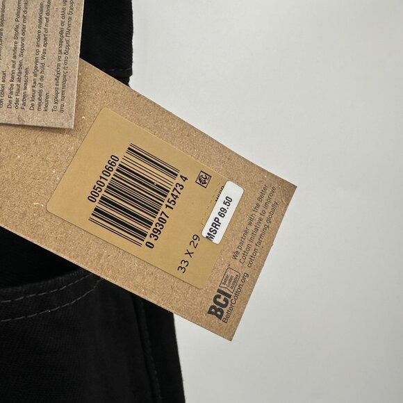 Levi's Men's 501 Jeans in Black size 33x29 100% Cotton Original Fit Straight Leg - Picture 5 of 11